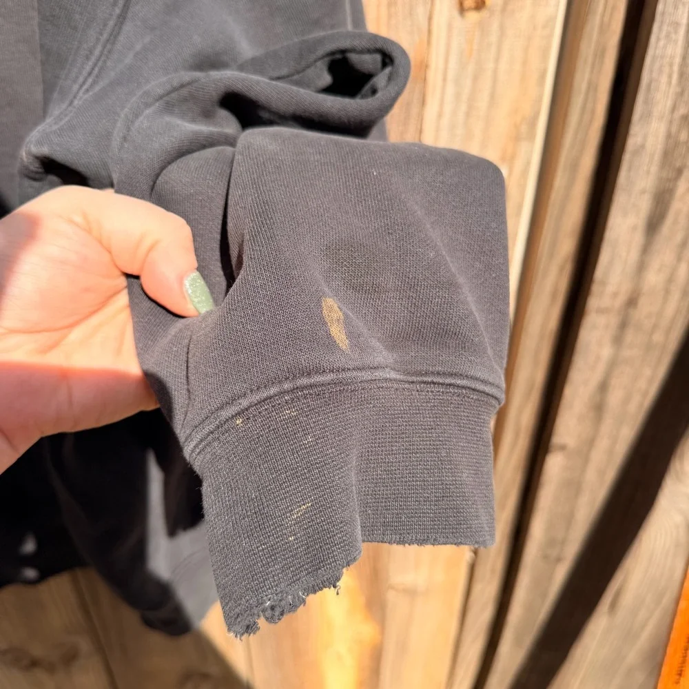 Vintage Nike Men's Charcoal Crewneck Sweatshirt Size 2X